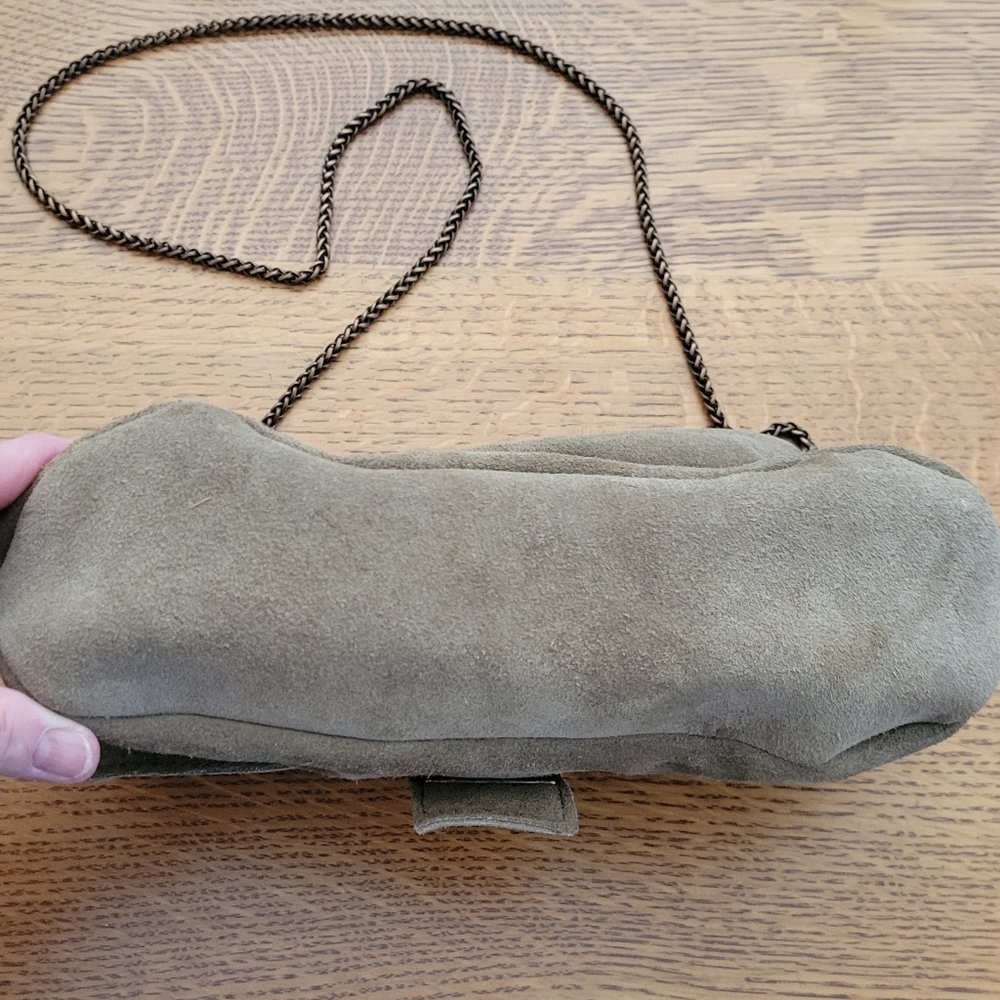 Free People Slouchy Suede Shoulder Bag in khaki - Picture 4 of 11